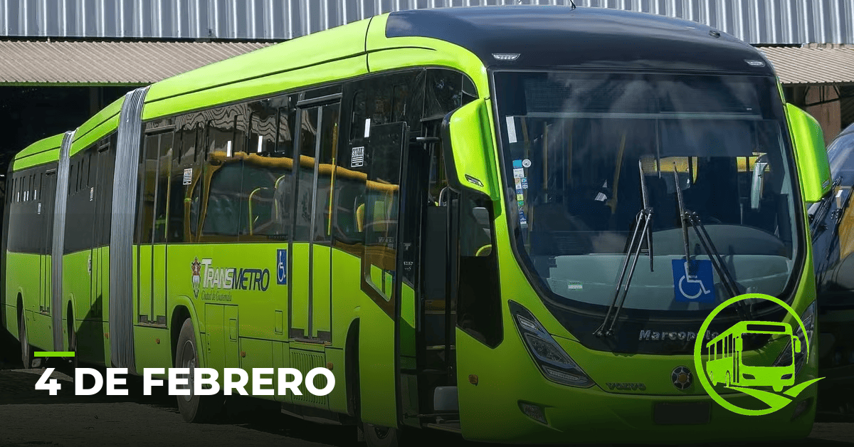 Parada 4 de Febrero del Transmetro Guatemala