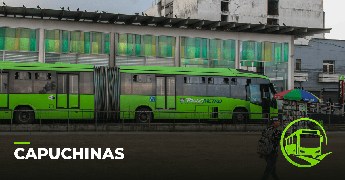 Parada Capuchinas del Transmetro Guatemala