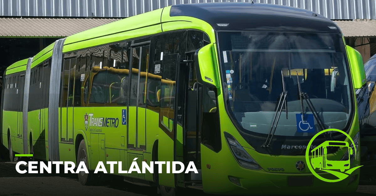 Parada Centra Atlántida del Transmetro Guatemala