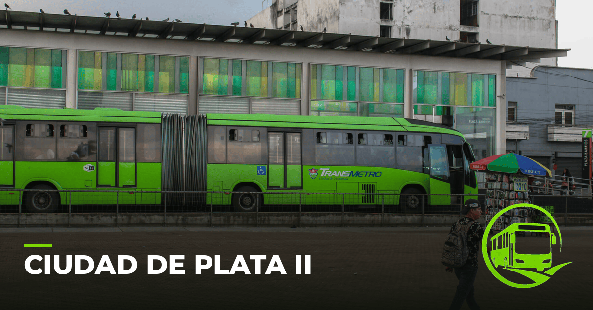 Parada Ciudad de Plata II del Transmetro Guatemala