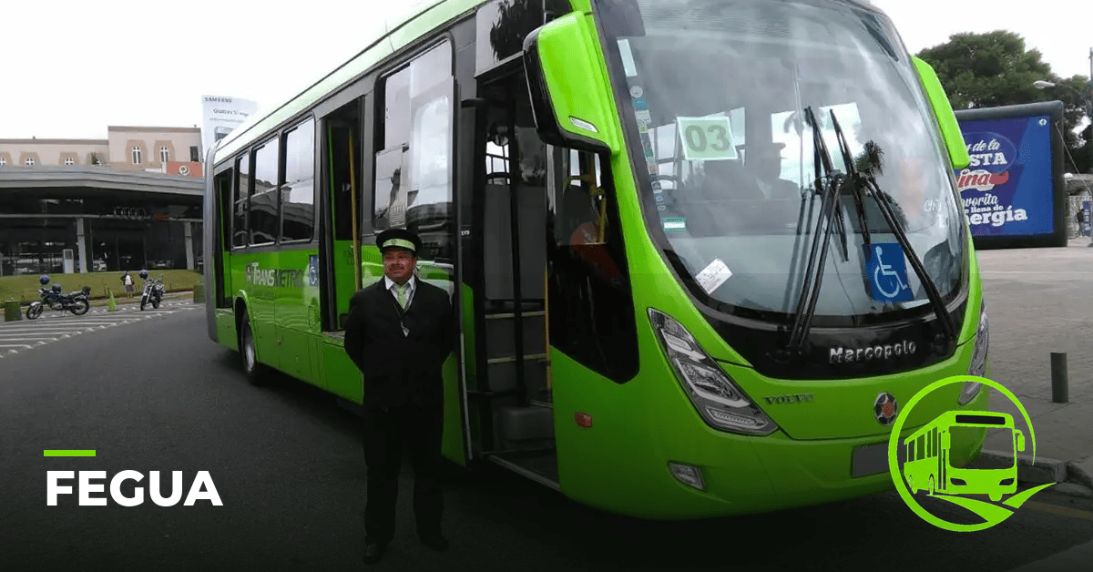 Parada FEGUA del Transmetro Guatemala