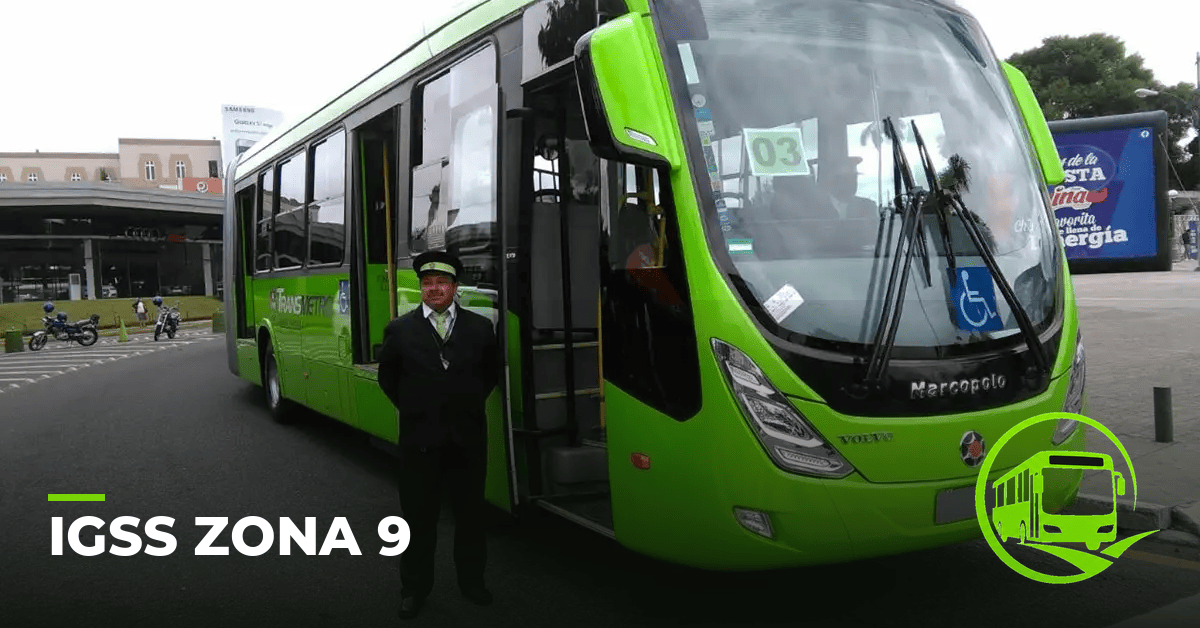 Parada IGSS Zona 9 del Transmetro Guatemala