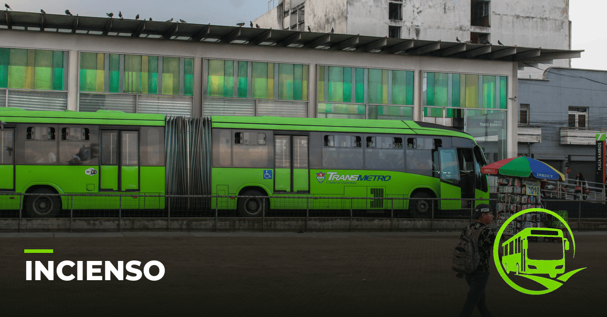 Parada Incienso del Transmetro Guatemala