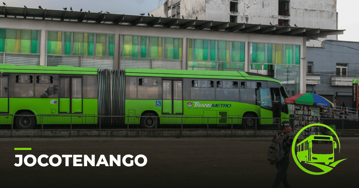 Parada Jocotenango del Transmetro Guatemala