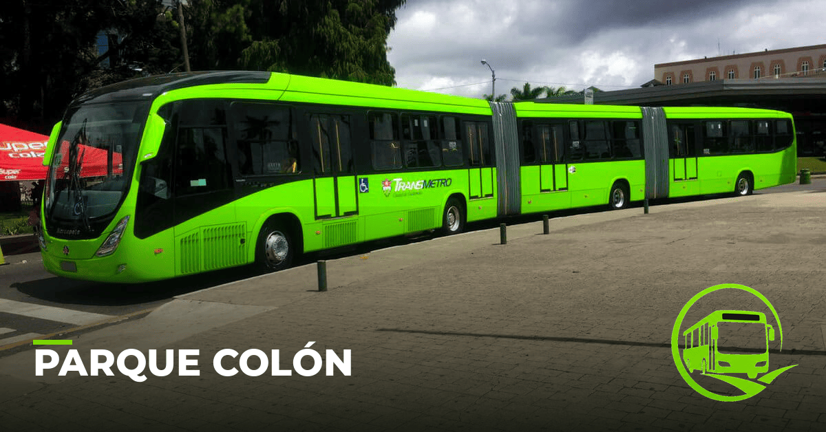 Parada Parque Colón del Transmetro Guatemala