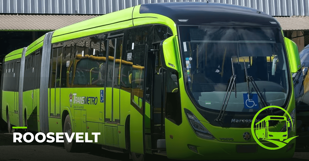 Parada Roosevelt del Transmetro Guatemala