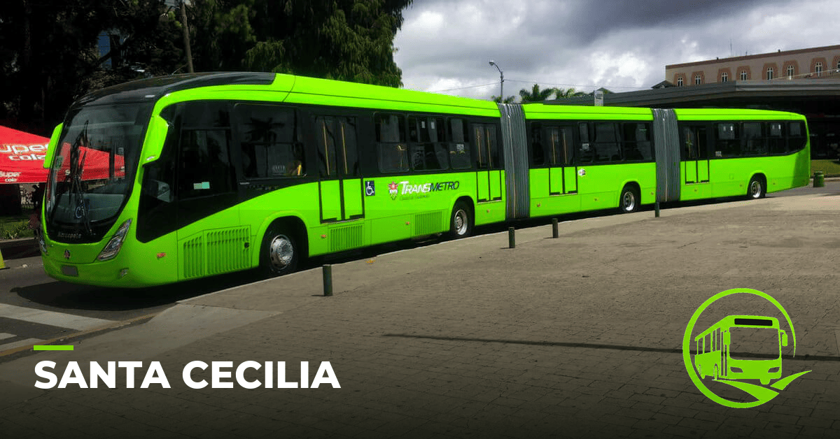 Parada Santa Cecilia del Transmetro Guatemala