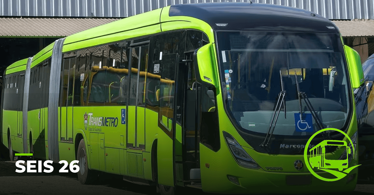 Parada Seis 26 del Transmetro Guatemala