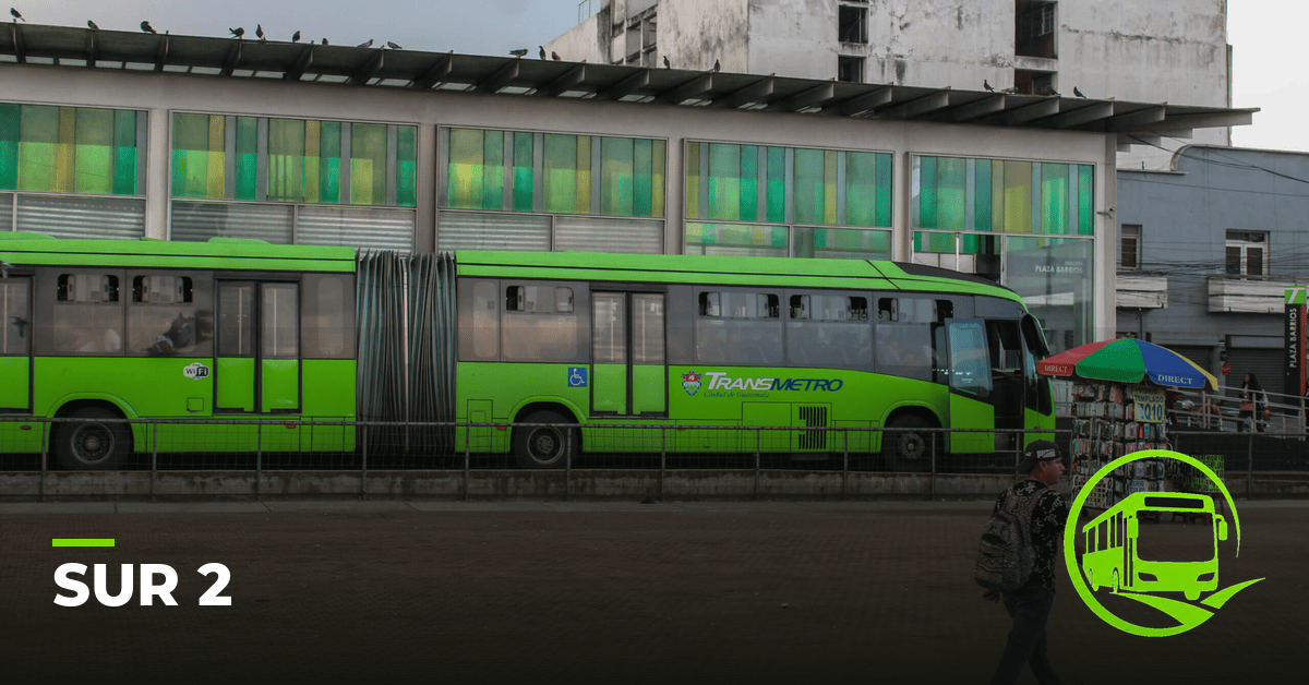 Parada Sur 2 del Transmetro Guatemala