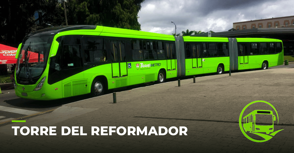 Parada Torre del Reformador del Transmetro Guatemala