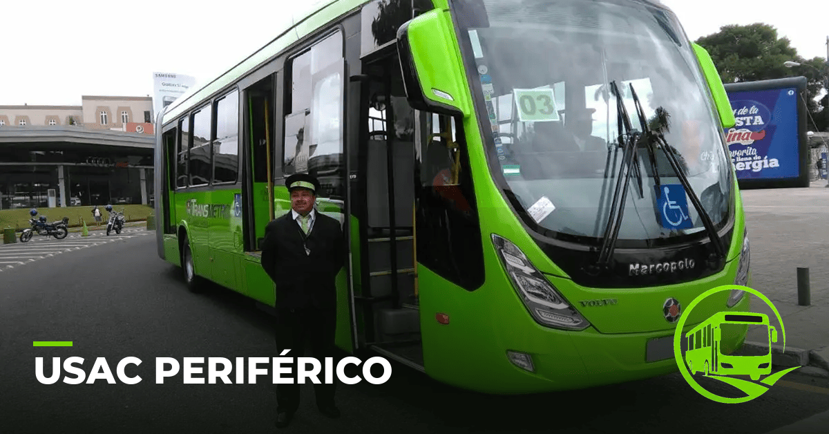 Parada USAC Periférico del Transmetro Guatemala